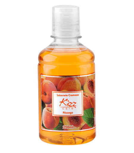 SABONETE CREMOSO KIZZ CARE PÊSSEGO 250ml