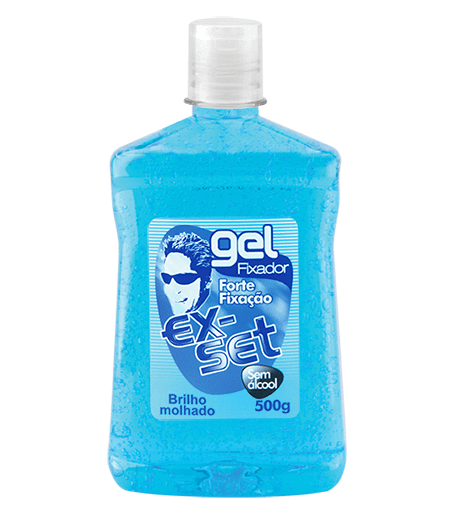 GEL FIXADOR FRASCO EX-SET AZUL 500g