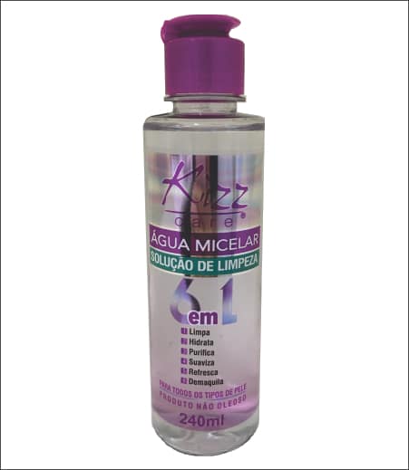 ÁGUA MICELAR KIZZ CARE 240ml